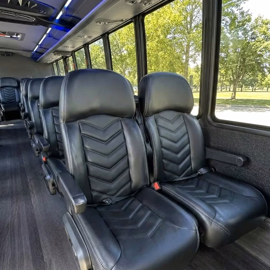 san dimas 28 passenger minibus seating