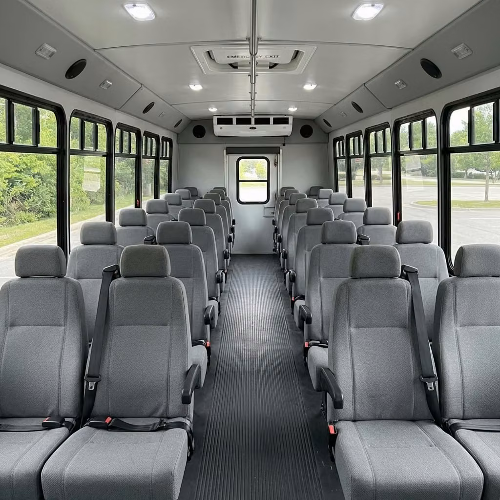 san dimas 30 passenger minibus seating
