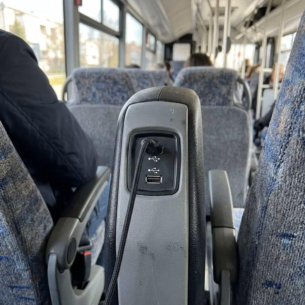 san dimas 30 passenger minibus usb charging