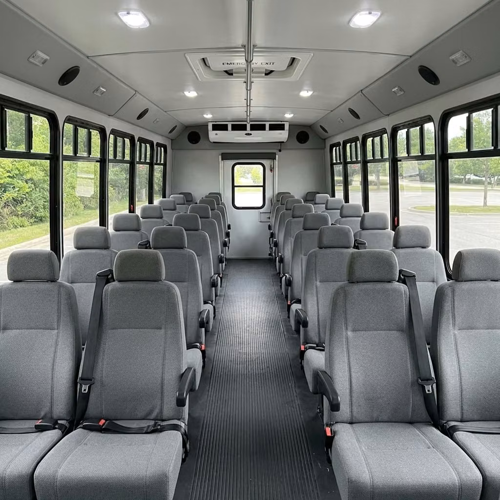 san dimas 35 passenger minibus seating