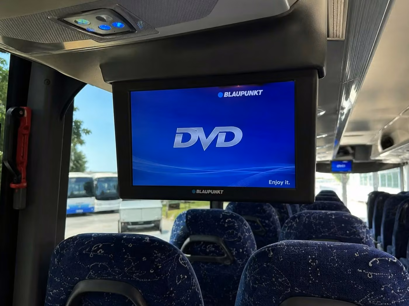 san dimas 56 passenger charter bus tvs