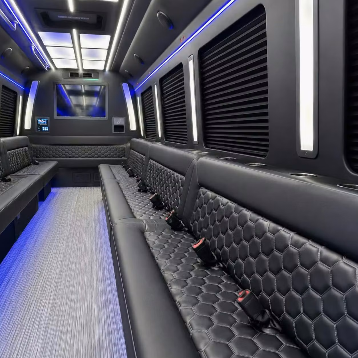 san dimas party bus party lighting