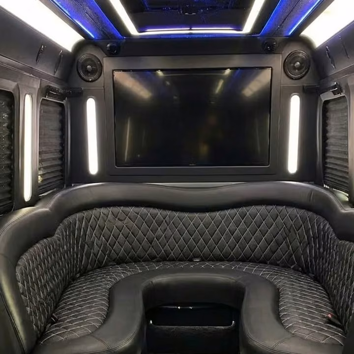 san dimas party bus sound system